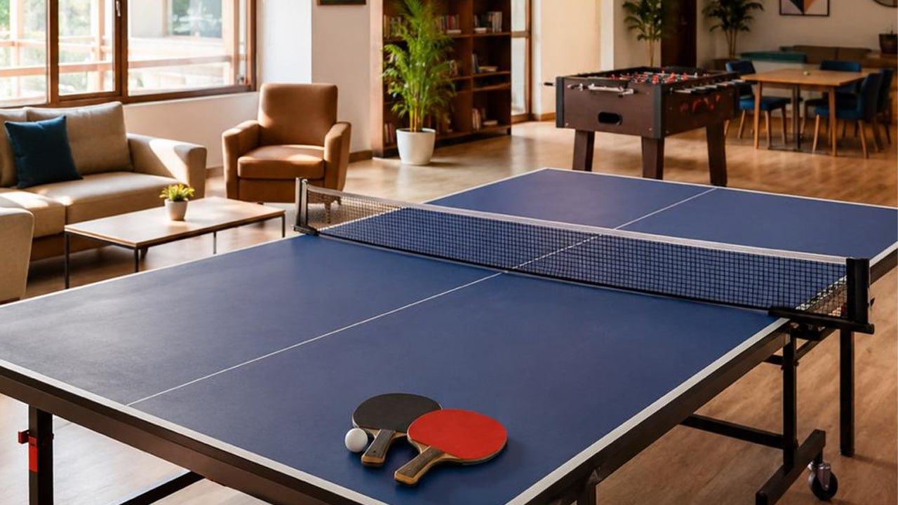 Recreation room with table tennis and games — VEDAM World School